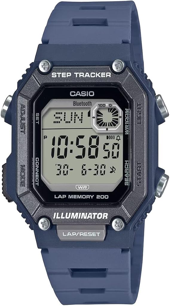 Casio WS-B1000-2AVDF Kol Saati, Standart, Digital, Lacivert, Erkek