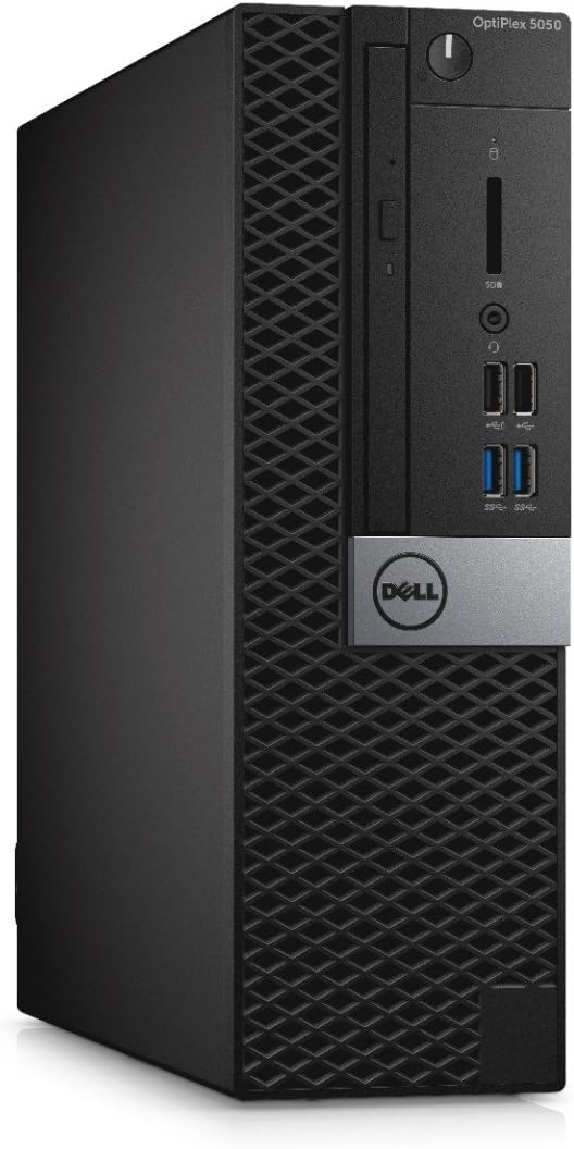 Dell H60K4 OptiPlex 5050 Small Form Factor Desktop, Intel Core i5-7500, 8GB RAM, 500GB HDD, Black