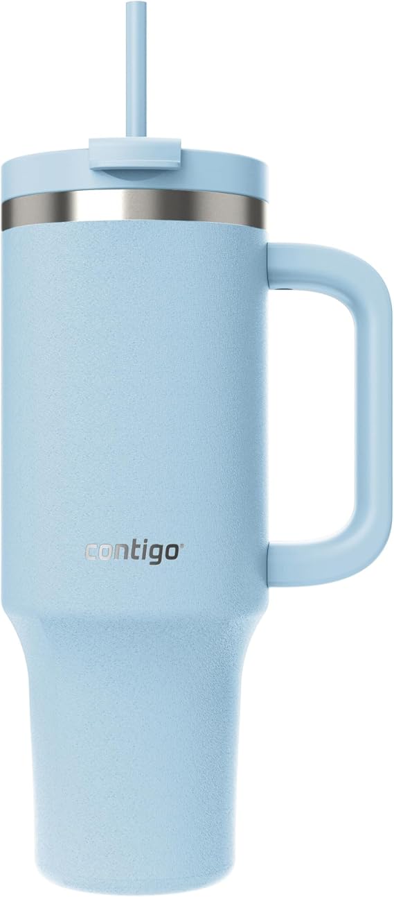 Contigo Streeterville Tumbler with Handle & Straw | 29h Cold | 1200 ml