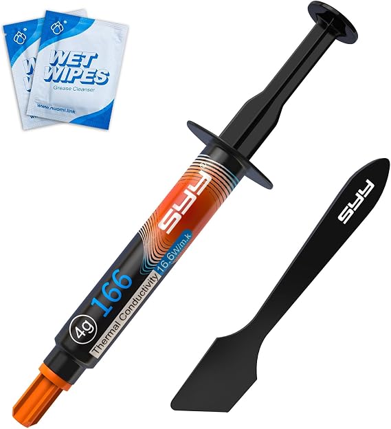 SYY Thermal Paste 4g Advanced Formula with Toolkit for CPU/GPU/Coolers