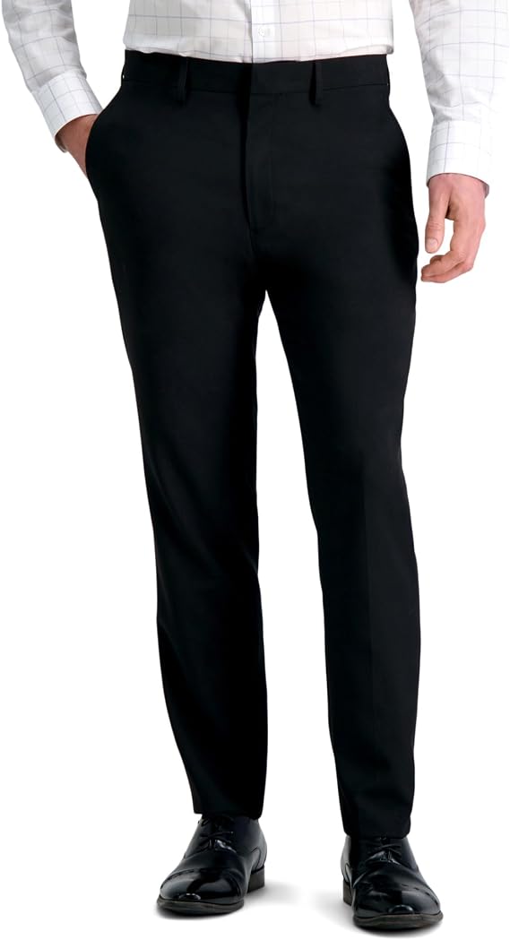 Haggar Mens Smart Wash with Repreve Slim Fit Stretch Machine Washable Suit Separates - Pants & Jackets
