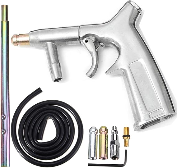 Bidtok Sand Blaster Gun Kit,Sandblasting Gun for Sandblaster Cabine