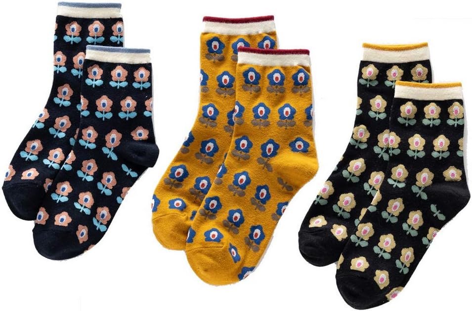 Crazy Cart Womens Solid Colors socks Cozy Cute Socks for Girls Gifts