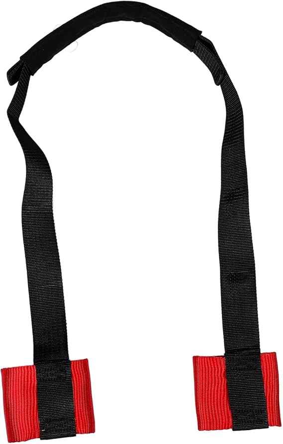 Red Nylon Soft Handlebar Straps Motorcycle Tie down Strap Set for Secure Transportation with Versatile Securing and Reliable Fabric Material