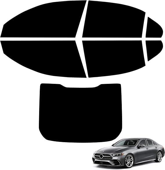 Automotive Car Window Tint Nano Ceramic - Carbon Film, Precut Custom fit Tint Kit, 05, 15, 20, 35, 50%, Sedan, SUV, Coupe, Truck, Heat Resistant, Anti Glare, Blocks UV and IR