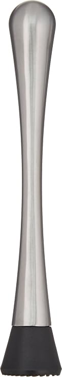 New Star Foodservice 42948 Stainless Steel Cocktail Muddler, 7.75-Inch