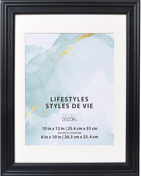 Studio Decor Lifestyles Black Frame With Mat
