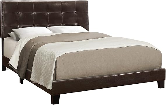 Monarch Specialties Bed Frames, Queen, Brown