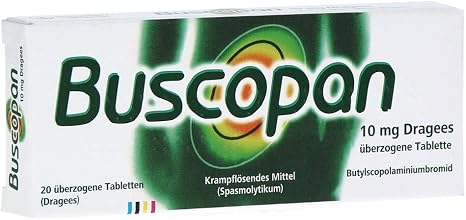 Buscopan Dragées Reimport EurimPharm Pack of 20 Tablets