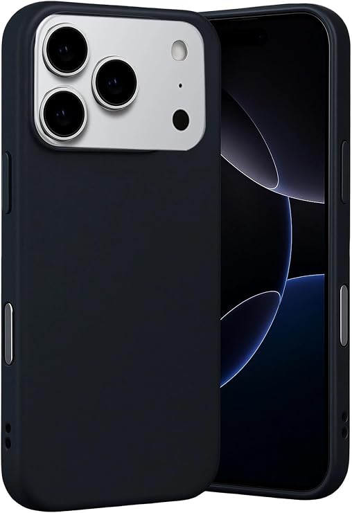 Case Compatible with Coverzone iPhone 17 Pro Z-Mara Launch Vieri Full Protection Back Cover Camera Protection Protruding Smooth Surface Black