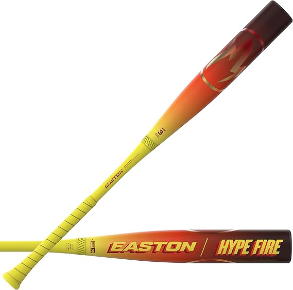 Easton | 2026 | Hype Fire Baseball Bat | BBCOR | -3 Drop | 2.5" Body | 2-Piece Composite