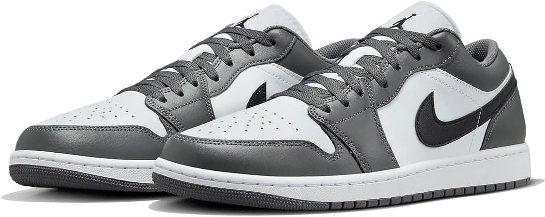 Nike Air Jordan 1 Low White/Iron Gray/Black 553558-152