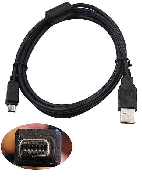 5Ft USB Cable Compatible with Olympus Camera Charger CB-USB6 CB-USB8