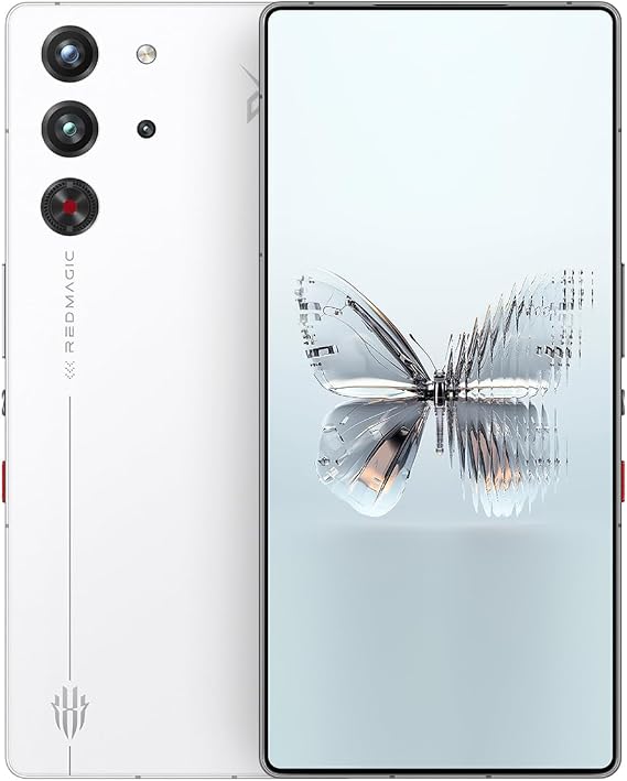 REDMAGIC 10 Pro 144Hz Gaming Phone, 5G Android Smartphone, 12GB RAM+256GB ROM, Snapdragon 8 Elite, 6.85" 1.5K AMOLED Full Screen, FHD+, 50MP Camera, Dual-Sim, Unlocked Mobile Phone White