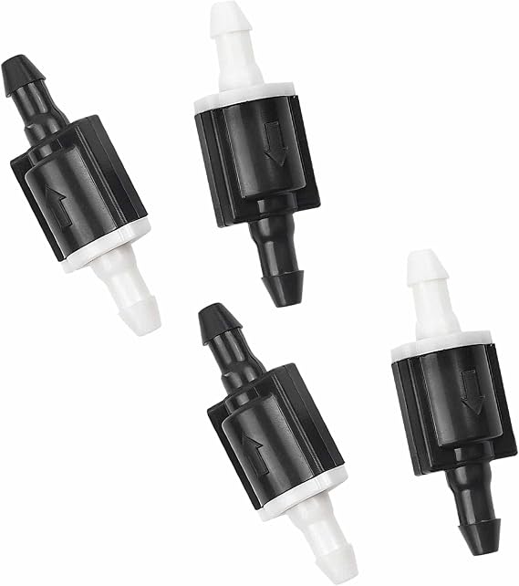 4Pcs Windscreen Washer Valve Replacement 8532126020 85321-26020 Compatible with Toyota Highlander Compatible with Lexus IS F/ IS350 Windshield Washer Check Valve