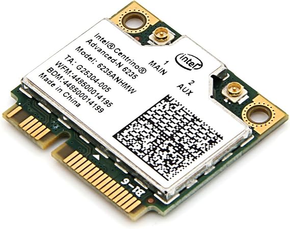 Intel Centrino Advanced-N 6235 6235ANHMW Wlan Bluetooth 4.0 Half MINI Card 802.11 a/b/g/n Dual-band 300 Mbps