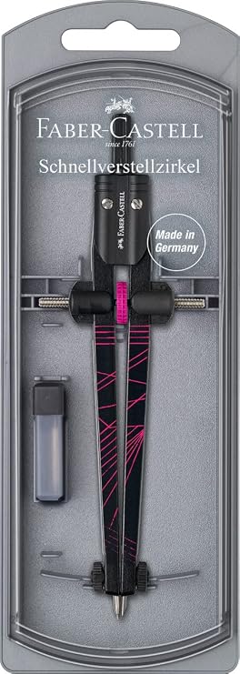 Faber-Castell Twister 2022 Compass with Quick-Set Mechanism - Various Colourways