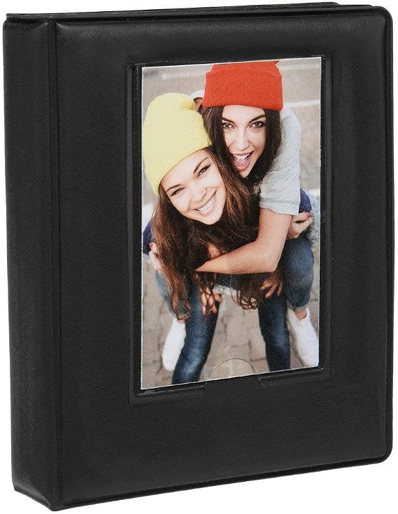 Zink 2 x 3 Photo Album Mini Photo Album with 64 Compartments and Transparent Window for 2 x 3 Inch Zinc Zero Ink Photo Paper