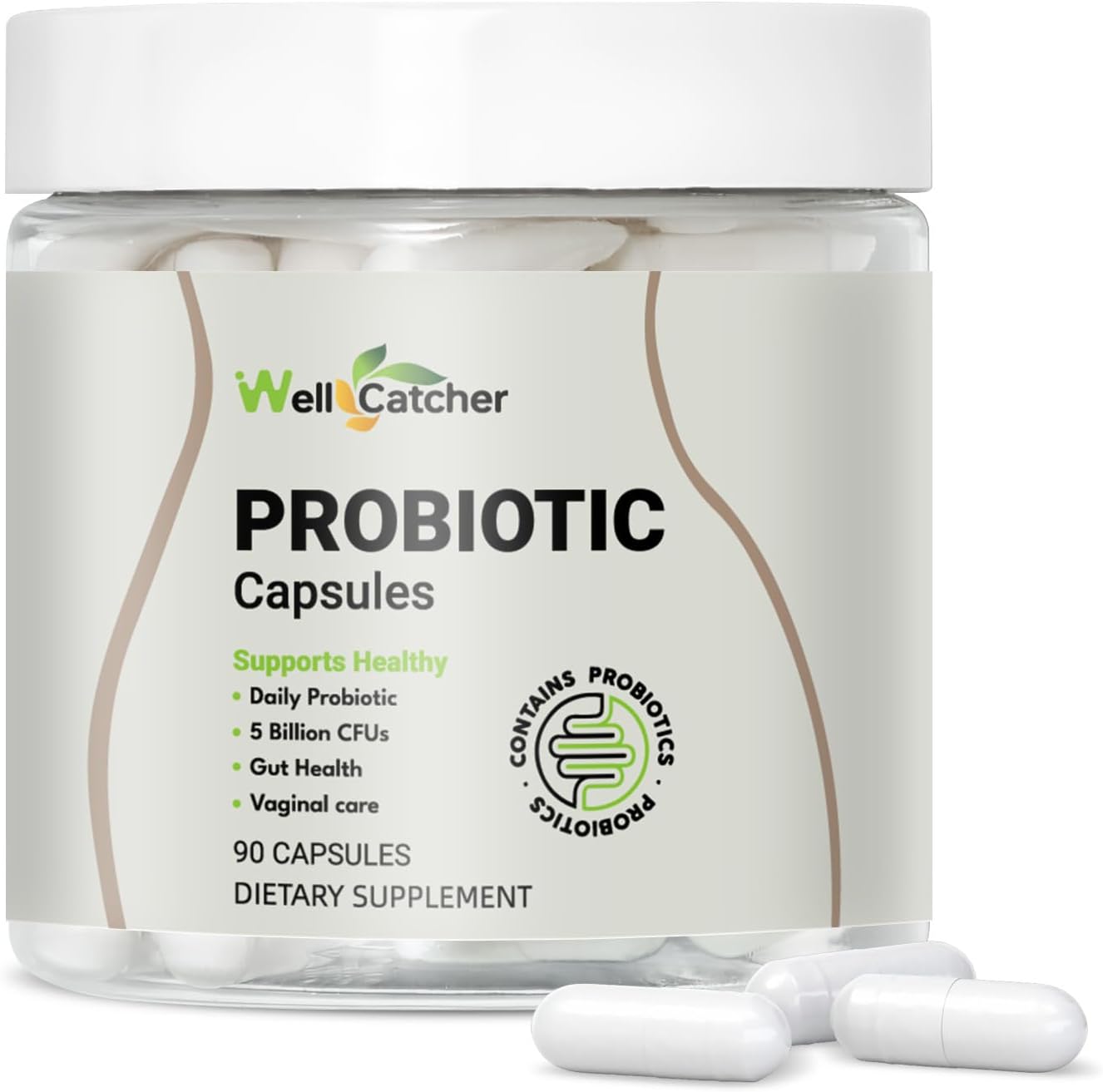 Female Probiotic Capsules - Daily Probiotics-5 Billion CFU -for Digestive, Vaginal and Immune Health- 90 Capsules