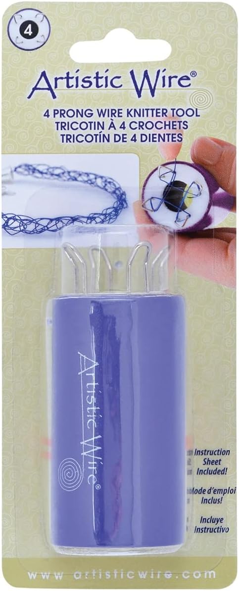 Artistic Wire Knitter Tool, 4 Prong
