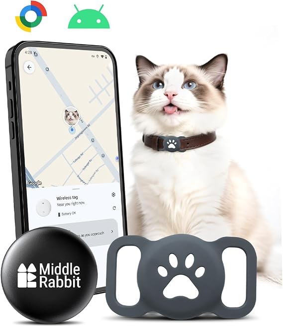Android Cat Tracker, Tracking Tag, Pet Finder (No Subscription Fee)