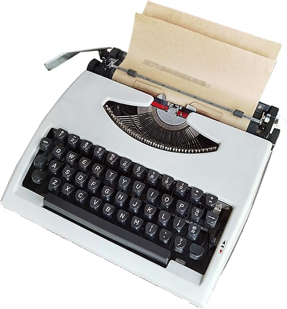 Retro altmodische manuelle Schreibmaschine Schreibmaschinen für Schriftsteller für Zuhause/Büro/Arbeitszimmer Schreibtisch tragbare Vintage-mechanische Schreibmaschine