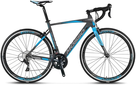 MOSSO CAVALIER SORA ROAD RACING BIKE ANTHRACITE/BLUE 56 squad(GREENWAY BIKE)