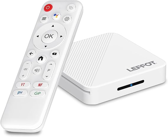 Android 14.0 TV Box 2026, LEFFOT H313 4K Ultra HD Streaming Device for TV
