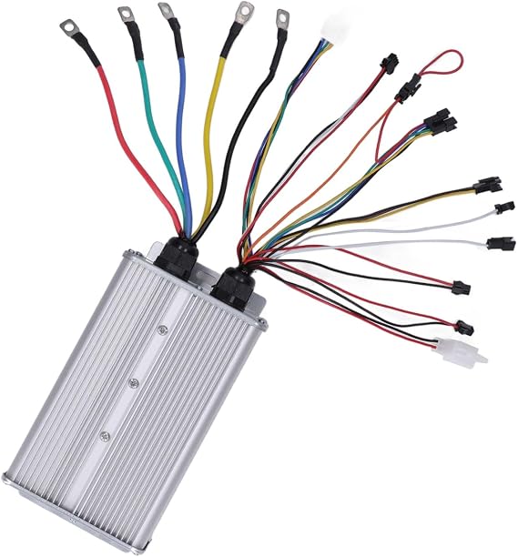 Electric Controller, 48V 72V 60A Dual Mode 18 Scooter Lithium Battery Modification Accessories 3000W Controller for Scooter Battery Modification, Motor Brushless for Electric Scooters and Motorcycles