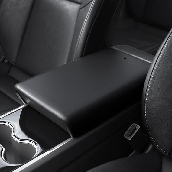 Spigen Tesla Model Y Legacy 2024-2023 Kolçak Kol Dayama Koruma Kılıfı TO240 Siyah - ACP06042 (Spigen TR Garantili) | Model Y (~2024) ve Model 3 (~2023), Tesla Aksesuarı için Tasarlandı - Siyah