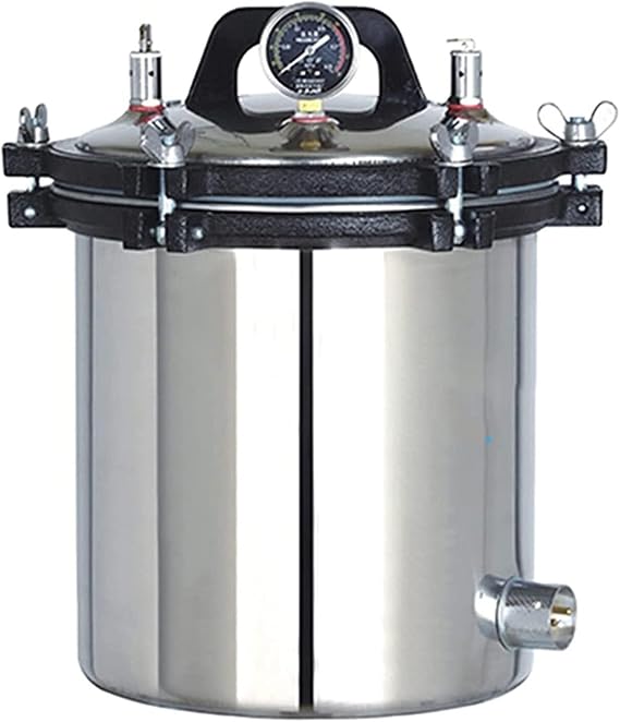 Portable Pressure Steam Autoclave Sterilizer Machine - Stainless Steel Vertical Autoclave Equipment With Dry Burn Prevention For Lab Use