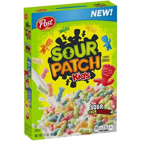 Post Post Sour Patch Kids Cereal, 11 Ounce