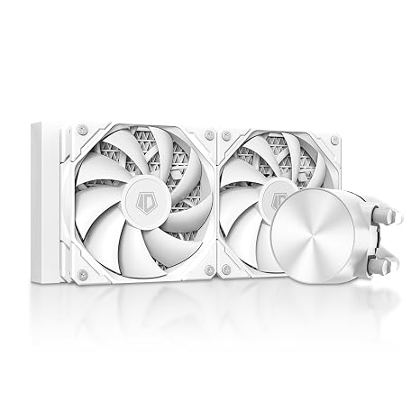 ID-COOLING FX240 PRO White 240mm AIO CPU Cooler, High-Efficiency Fans