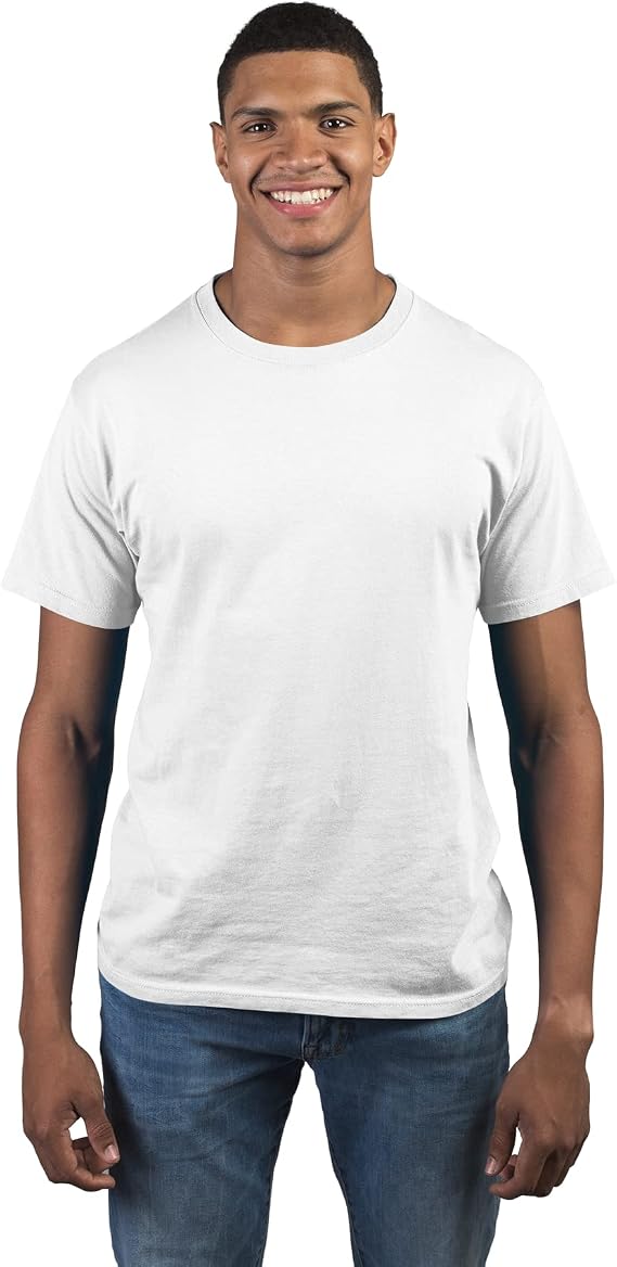Mens Big & Tall Short Sleeve Moisture Wicking Athletic T-Shirt, XLT, White