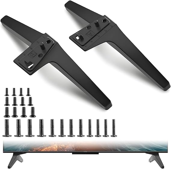 2-Be-Best TV Leg for LG TV Stand Replacement Base TVs Stands for LG 49 50 55 Inch TVs 49UJ6300 49UM7300 49UN6900 50UK6300 50UK6500 50UM7300 55UK6500 55UJ6540 55UM7300 for More LG TVs with Screws