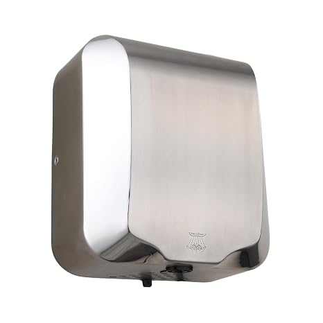 High-Speed Commercial Hand Dryer – Touch-Free Stainless Steel, 10s Fast Dry, Energy Efficient, Quiet, IPX4 Water-Resistant, Wall-Mounted for Commercial Bathrooms