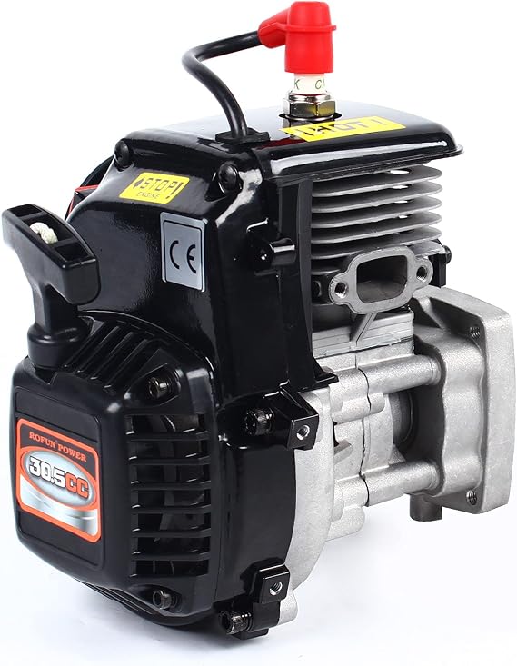 For HPI Baja 5b 5T King Motor LOSI FG GoPed Rovan Motor Engine 30.5cc 4-Bolt,2 Stroke Air-Cooled/Easy to Start Vehicle Parts Combustion Engines Parts Complete Engines Recoil Handle