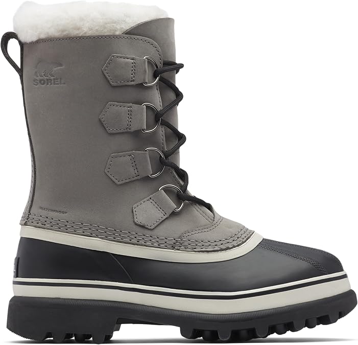 Sorel Caribou Women's Waterproof Snow Boots, Grey (Shale x Stone), 5.5 UK