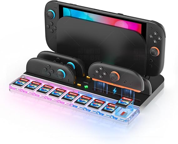 Charging Dock Storage Base for Nintendo Switch 2 JoyCon Controllers