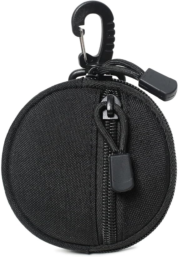 Lightweight Round Bag Organizers Featuring Snapped Hook Fastener Zippers Closure Durability Polyester Construction Round Box Multifunctional Outdoor Gear Storage Pouches