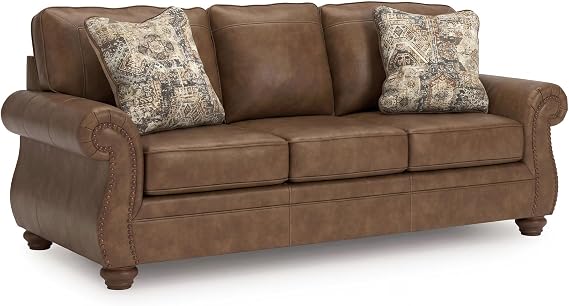 Signature Design by Ashley Chatterton Queen Sleeper Sofa Bed, Earth Brown