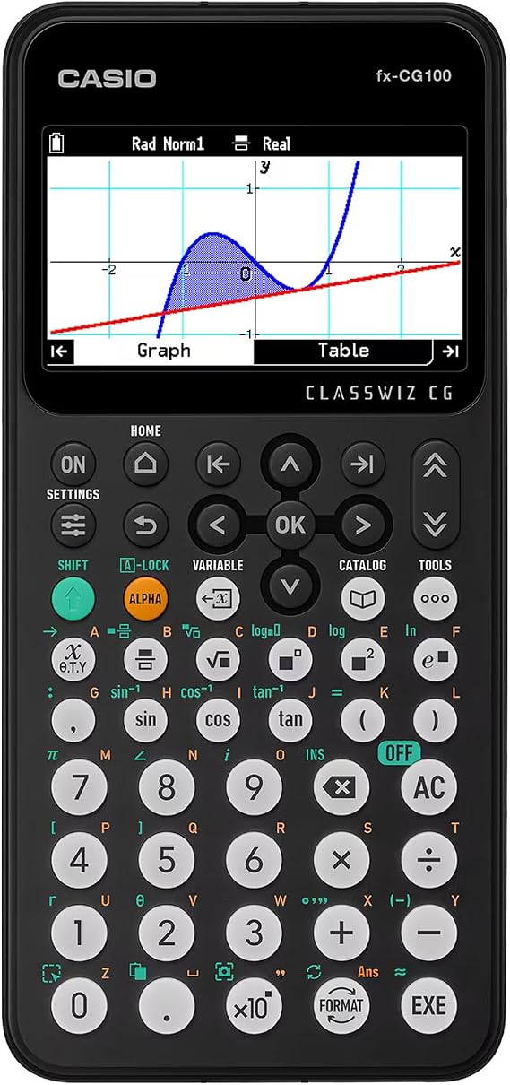 Casio fx-CG100 ClassWiz Colorgraph Calculator 3D Graphing Python