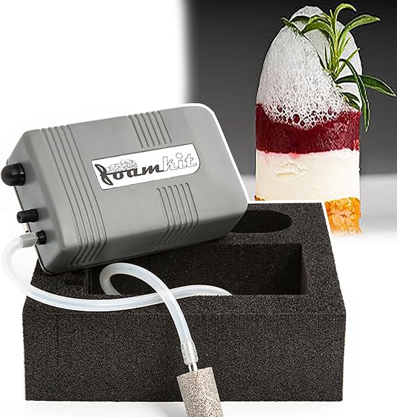 Foam Generator/Foam Machine, Molecular Gourmet Cooking Bubble Machine, Kitchen Cooking Bubble Tool, Used for Barbecue, Cocktail Drinks, Tableware Foam Making