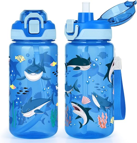 Tritan Kids Water Bottle for School, 20 Oz Leakproof Toddler Water Bottle