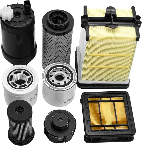 7343102 7286322 Fuel Oil Filter Service Kit Fit for Bobcat T595 T590 T550, Filter Kit for Bobcat T650 S570 S650 S450 S510 S530 S550 S590 S595 S630 T450 T630, Replace 7221933 7012303 6686926 7221934