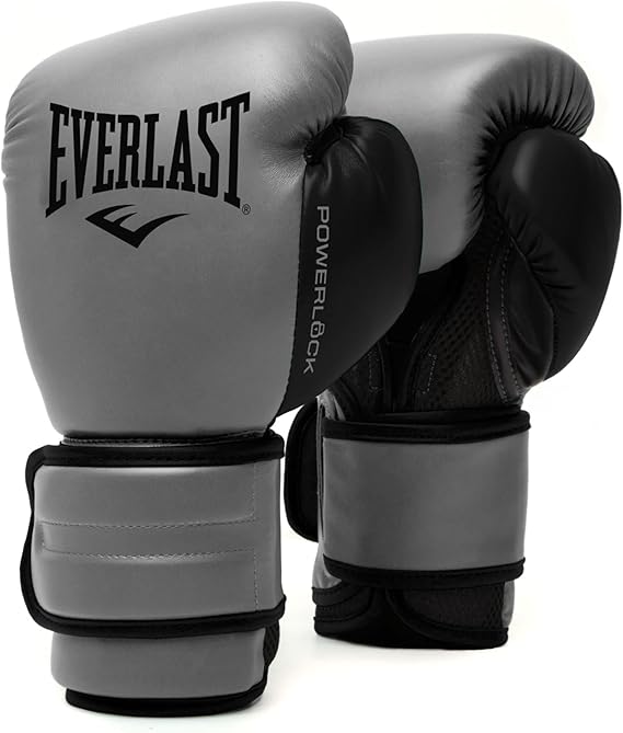 Everlast Powerlock OG & Powerlock 2R Boxing Gloves, Boxing Gloves for Bags, Mitt Work & Sparring, Hook & Loop System, Advanced Foam Technology, Ergonomic Grip - Authentic Everlast Gear