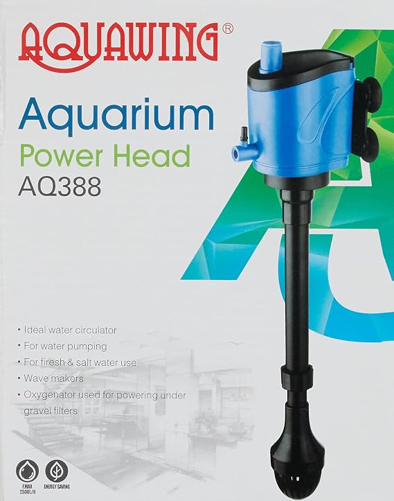 AquaWing AQ388 Tepe Akvaryum Filtresi 35W 2500L/H [Enerji Sınıfı A]