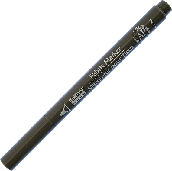 UCHIDA 522-C-12 Marvy Fine Point Fabric Marker, Gray