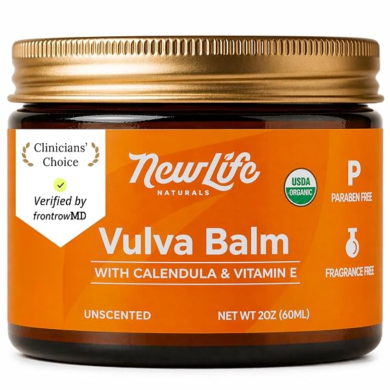 NewLife Naturals Vulva Balm Moisturizer for Dryness, 2oz