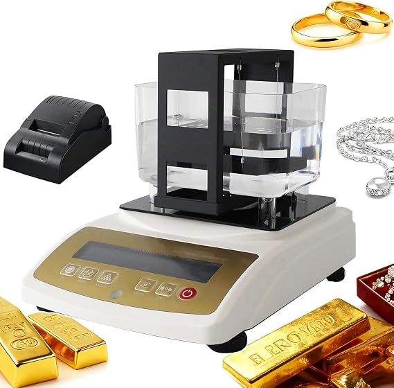 Digital Gold Purity Tester Machine, Precious Metal Analyzer with High Precision for Gold, Silver, Platinum, Palladium Coin Testing in Jewelry and Banking